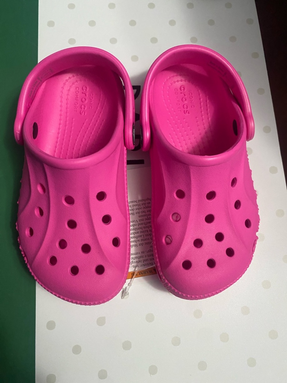 💕💕Crocs Kids Baya Clogs, Pink Size C 10